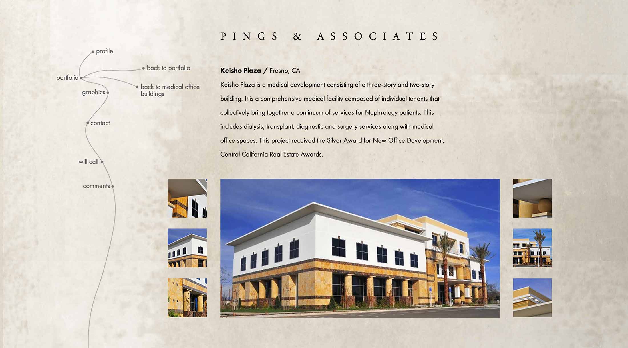 Screen shot of the Pings Wordpress web site by X7 Development LLC
